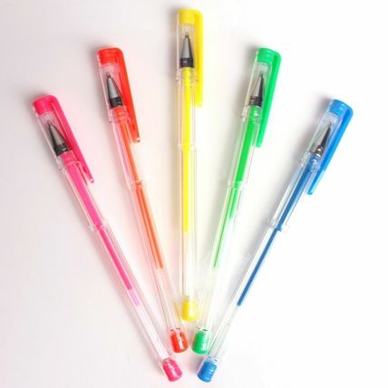 COLOURFUL PENS & PENCILS Highlighters Gel Ballpoint HB Drawing Writing Art Craft