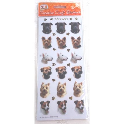 Dog breed craft stickers many breeds available 29 designs peel and stick