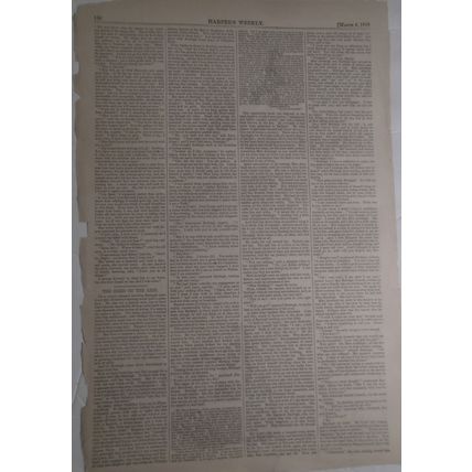 1869 A Velocipede of Fifty Years Ago - original print, Harper's Weekly, March 6
