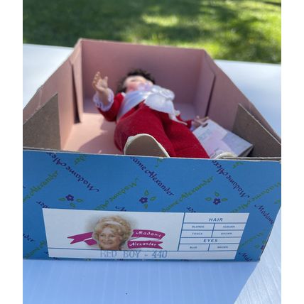 Madame Alexander Red Boy #440 International 8" W/Original Box Brown Hair & Eyes
