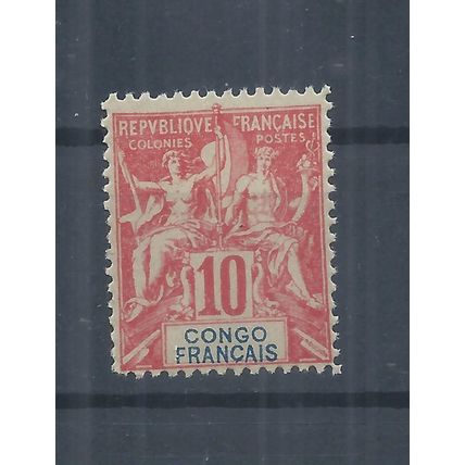 French Congo Stamps 1892 Peace & Commerce 10c Fournier forgery MNH (AL298)