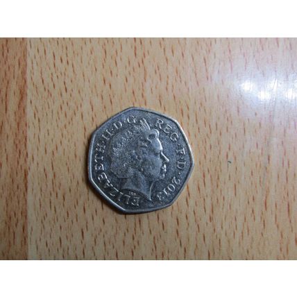 GB 2013 Elizebeth II Decimal 50p Christopher Ironside Coin