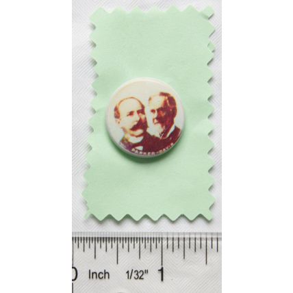 1976 U.S.A. Political Campaign Pin Badge - Parker - Davis