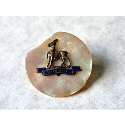 Original WW1 / WW2 British Royal Warwickshire Regiment Sweetheart Brooch