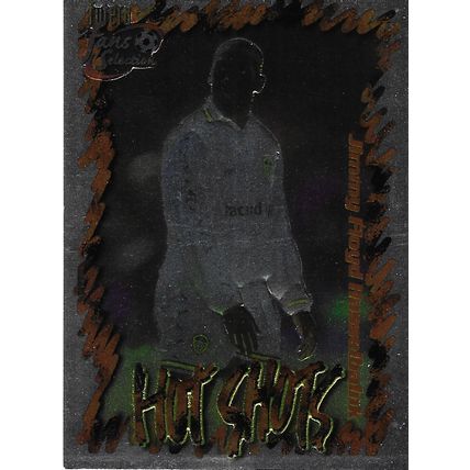Futera's Leeds Utd 1999 Fans' Selection: Hot Shots Chrome Embossed, HS4 - Hassel
