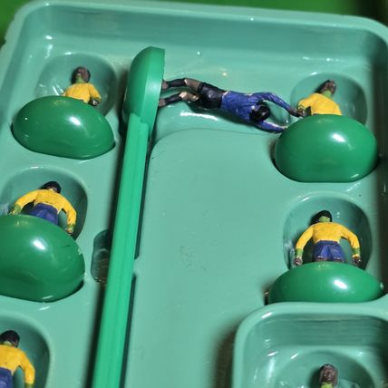 Subbuteo lw team NUMBER 50 BRAZIL COMPLETE SET CORRECT LABEL BOX H/P NEAR MINT