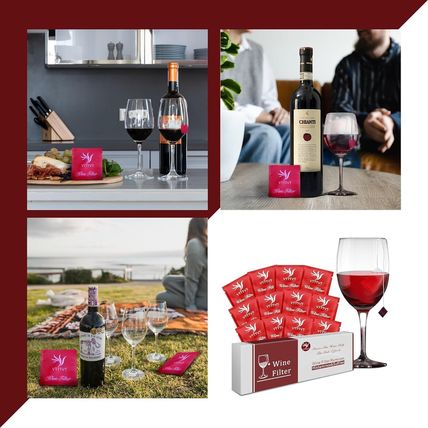 36 Pack the Wand Wine Purifier, Wine Filters That Remove Histamines and Sulfite