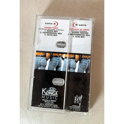 Los Sobraos : Quiero Verte / Historias De Amor : Cassette Single