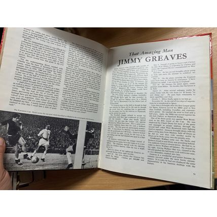 1960s VINTAGE "THE WORLD BOOK OF FOOTBALL CHAMPIONS" SOCCER ANNUAL HB BOOK (P3)