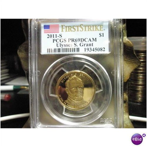2011 S PCGS *FIRST STRIKE* Ulysses S. Grant $1 (F SHIP)