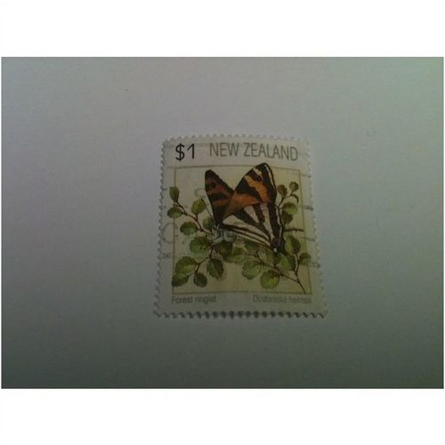 NEW ZEALAND 1991 BUTTERFLY DEFINITIVES $1.00 EBID 1