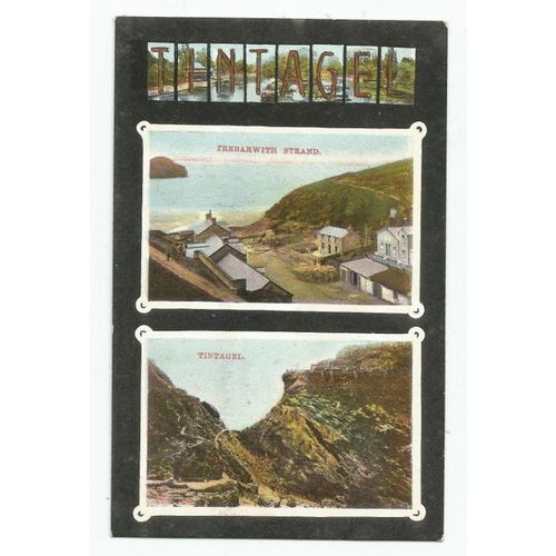 NICE PRINTED POSTCARD TINTAGEL CORNWALL (241)