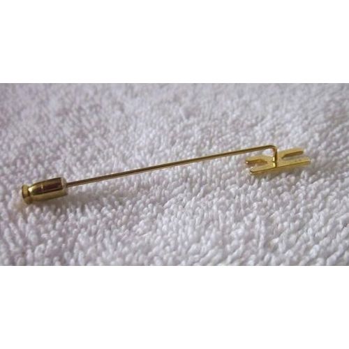 Alphabet Letter K Gold tone Stick Pin
