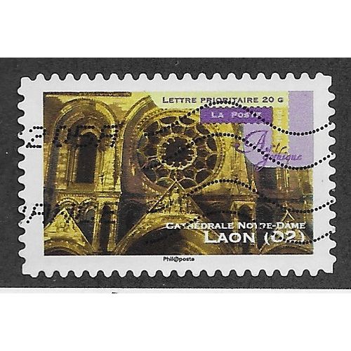 FRA 2011 (58c) 'GOTHIC ART - LAON (62) FINE USED (EBID57-555)