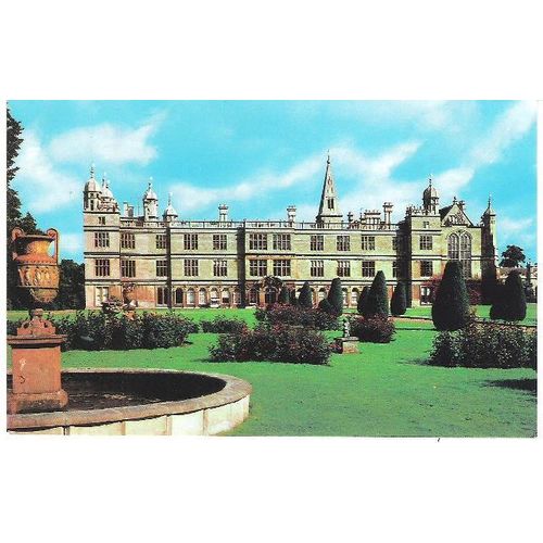 Stamford, Lincolnshire - Burghley House - Colourmaster postcard c.1970s