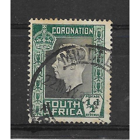 SouthAfrica.SG71 1/2d Grey-Black and Blue-Green.English Print.Fine Used.June19