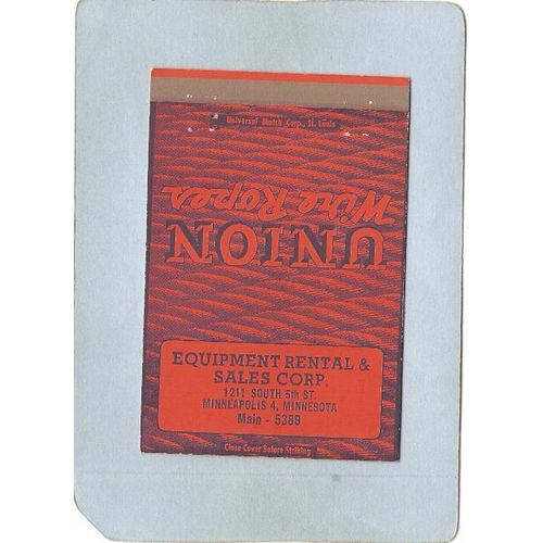 MN Minneapolis Matchcover Equipment Rental & Sales Corp 1211 South 5th St ~232