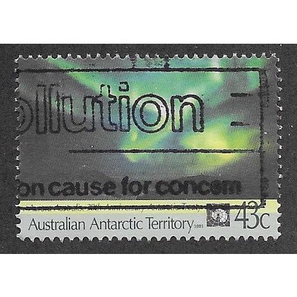 AAT 1989 43c '30TH ANN OF ANTARCTIC TREATY' FINE USED (EBID68-217)