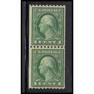 486 1c George Washington Fine MNH Pair K5536