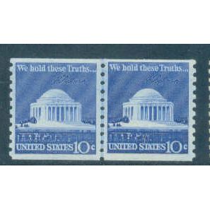 1520 10c Jefferson Memorial Fine MNH CLP B0872