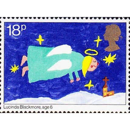 Great Britain 1981 Christmas 18p Flying Angel Unmounted Mint MNH SG 1172 Sc 962