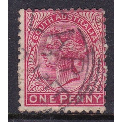 SOUTH AUSTRALIA 1905-11 QUEEN VICTORIA WMK CROWN OVER A 1d USED SG294