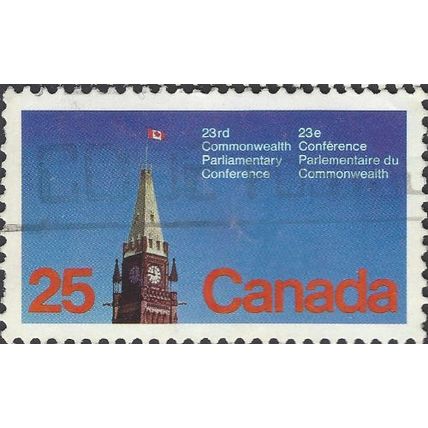 CANADA, Commonwealth Parliamentary Conference, blue 1977, 25c, #5