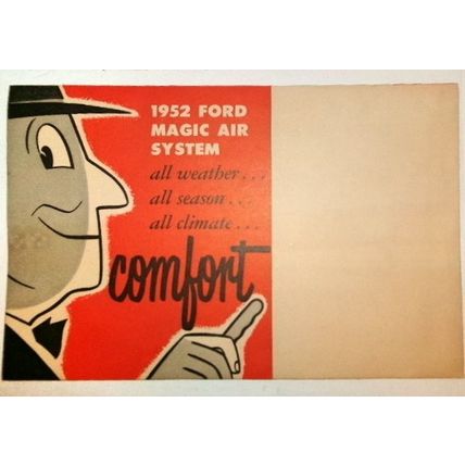 1952 Ford Passenger Car Owner's Manual And Other Dealership Brochures