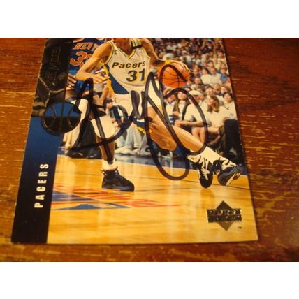 1994/1995, Upper Deck, Autograph Card, w/COA, REGGIE MILLER, HOF, Pacers
