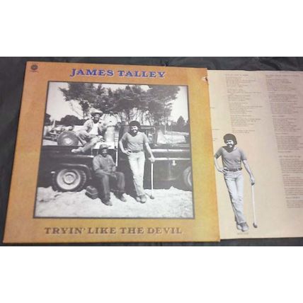 James Talley - Tryin Like The Devil Vinyl LP W/Lyrics