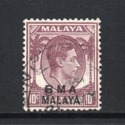 Malaya (BMA) - 1945-48 - 10c Purple (Die I) (sg8a) Used