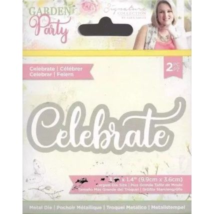 Crafter's Companion. Sara Davies. Celebrate Die. Die Cutting Cardmaking Crafts