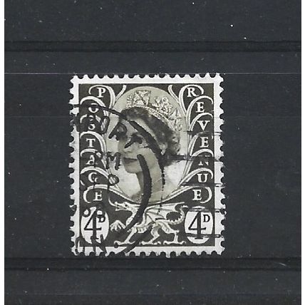 Wales.W9 4d Olive-Sepia.Fine Used.Aug25