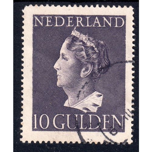 1946 NETHERLANDS Sg619 10g VIOLET FINE USED (G223)
