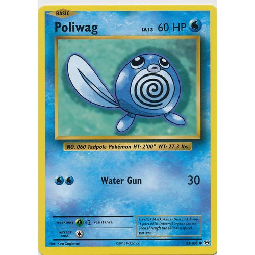 Pokemon XY Evolutions 23/108 Poliwag