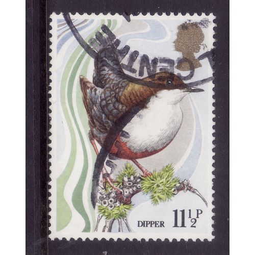 GREAT BRITAIN 1980 11 1/2p DIPPER WILD BIRDS SG1110 FINE USED #4