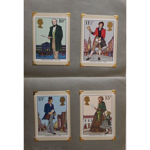 PHQ FDC card set in slot folder Sir Rowland Hill 1979