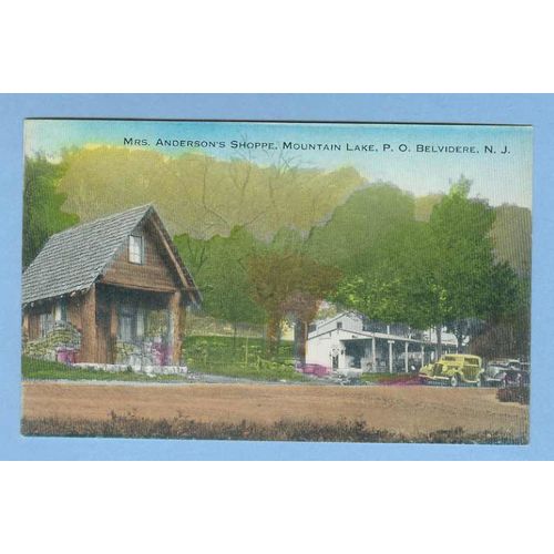 New Jersey Belvidere Mrs. Andersons Shoppe Mountain Lake P O Dirt Road Lea~880