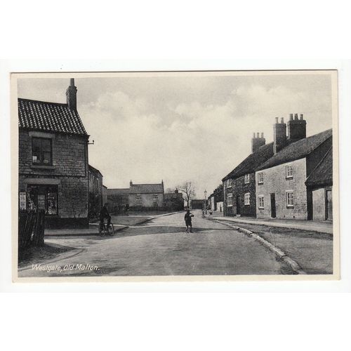 Westgate in Old Malton Postcard North Yorkshire