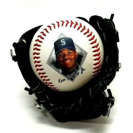 Ken Griffey Jr. Souvenir Baseball & Mini Glove By Fotoball (G16)