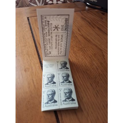 AUSTRALIA AB25 1969 PRIME MINISTERS $1 BOOKLET CONDITION MINT