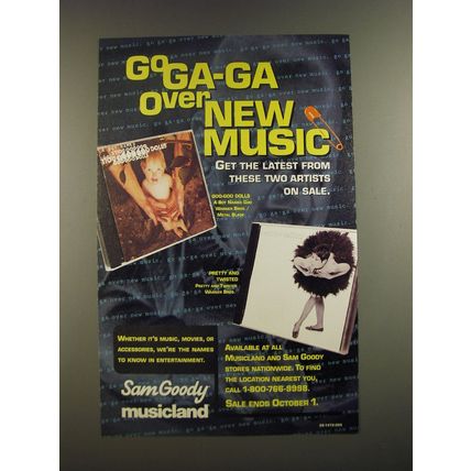 1995 Goo-Goo Dolls A Boy Named Goo Album & Pretty and Twisted Album Ad