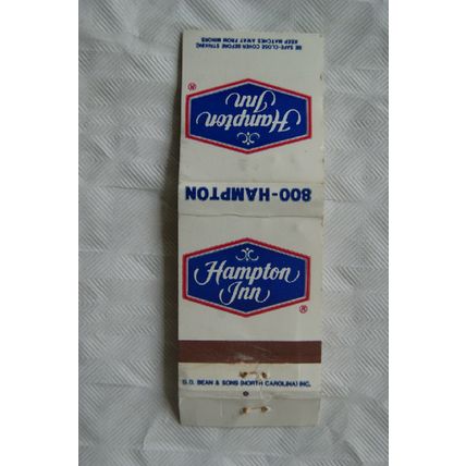 Matchbook Cover Hampton Inn