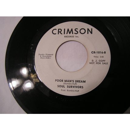 Soul Survivors Promo 45-(IMPOSSIBLE MISSION)MISSION IMPOSSIBLE/POOR MAN'S DREAM