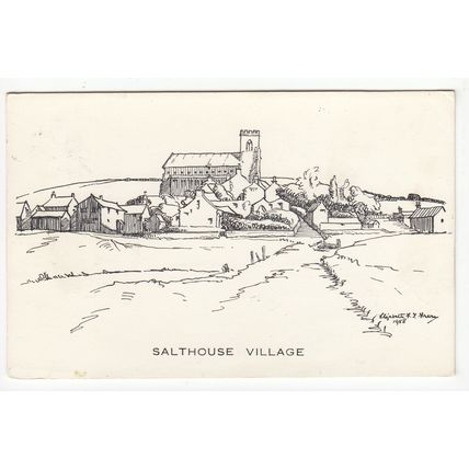 The Village of Salthouse Postcard 1968 Norfolk
