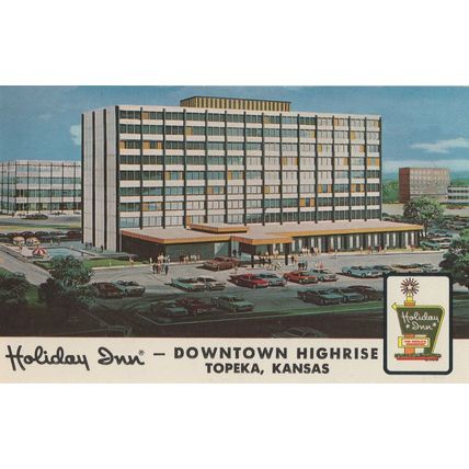 Holiday Inn Downtown Highrise Topeka Kansas Mint USA Postcard