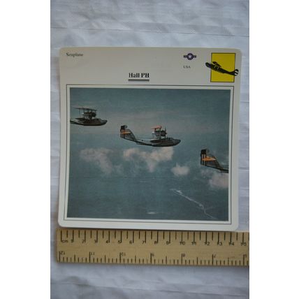Hall PH - USA - Seaplane - Collectors Club Card