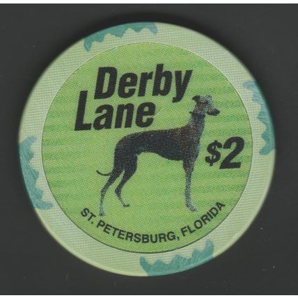 Derby Lane. $2 Casino Chip. St Petersburg, FL. I49.