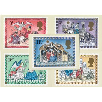 GB 1979 November PHQ M set of 5 Christmas