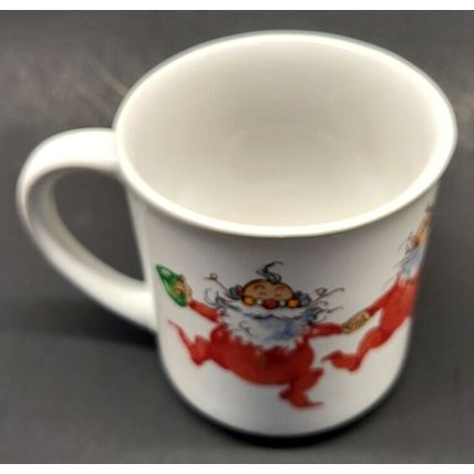 1983 Wallace Berry & Co. Collectors Mug Santa Claus Coffee Cup Vintage (Z27D)